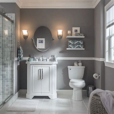 20 Inspiration Bathroom Interior Design For Gray Color Lovers Small