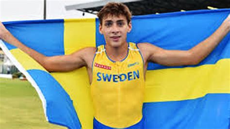 ↑ armand duplantis slog världsrekord igen. Sweden's Armand Duplantis makes 6.17m world pole vault record