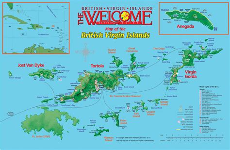 Detailed British Virgin Islands Map