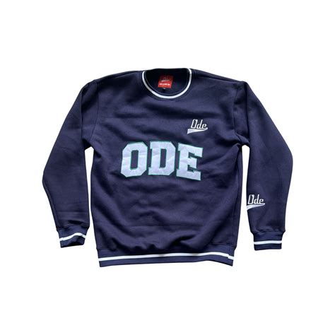 The Ode Embroidery Crewneck Sweater Ode Clothing