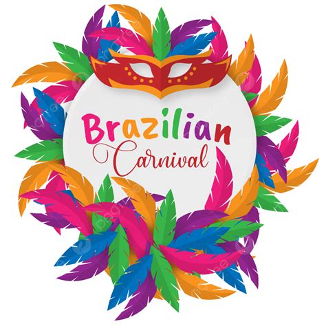 Colorido Carnaval Brasileño Png Vector Clipart Fondo Transparente Png