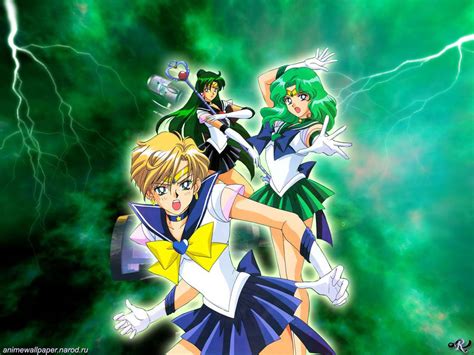 Free Download Sailor Uranus Neptune And Pluto Wallpaper The Outer Senshi X For Your