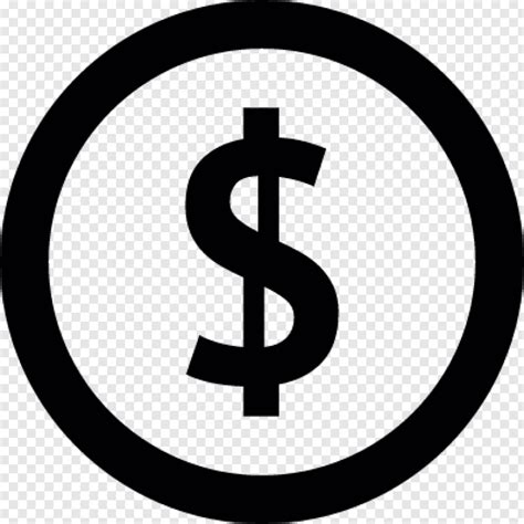 Circle With Slash Dollar Symbol Inside A Circle Vector Png Download