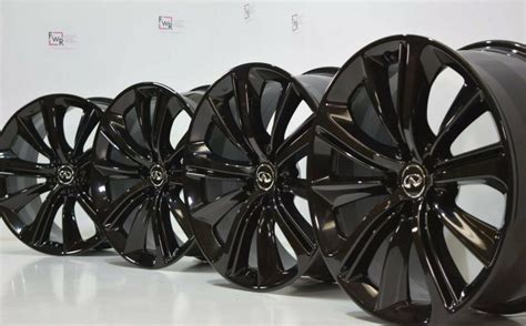 20″ Infiniti Red Sport Q60 Q50 M56 Factory Oem Rims Wheels Black