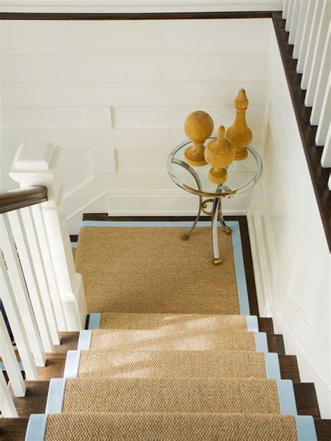 Stair carpet runner with a hint of the contemporary. Bad Fiber For A Stair Runner? + A Difficult Staircase {or ...