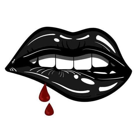 Pin By Cassy Chester On Lips Black Lips Evil Seduction