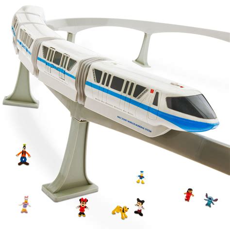 Monorail Train Track Playset Blue Walt Disney World Spaceship Earth