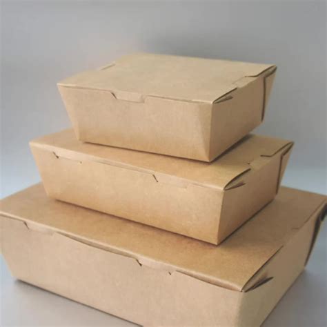 Disposable White Plain Paper Fast Food Packaging Box Buy Fast Food