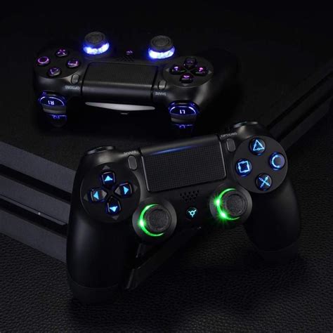 Custom Playstation 4 Controller Led Color Changing Buttons Etsy Ps4