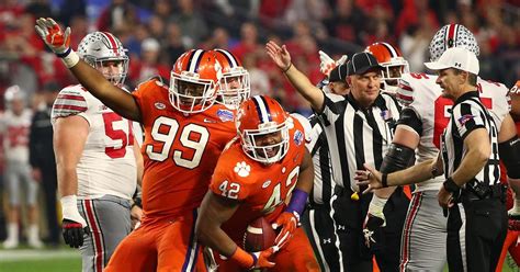 Clemson and ohio state are two of eight teams competing in the match play championship that is being played at clemson 2, ohio state 2, halved 2 october 8, 2018 muirfield village, dublin, ohio. Clemson vs. Ohio State: Tigers defense in Fiesta Bowl by the numbers | NCAA.com
