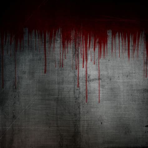 Premium Photo Blood Splatter And Drips On Grunge Metal Background