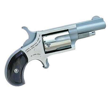 Naa Mini Single Action Revolver 22 Lr 16 Barrel 5 Rounds Wood Grips