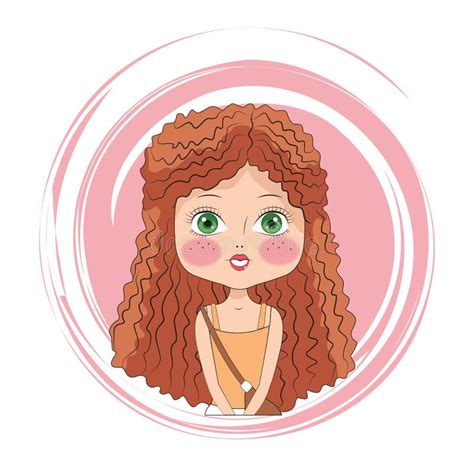 beautiful girl face cartoon stock vector illustration of face princess 134922639