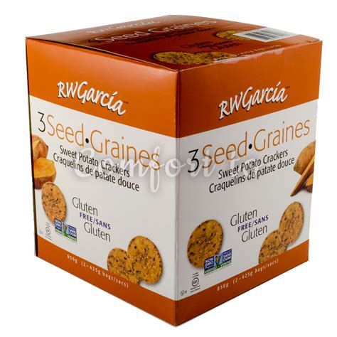 Rw Garcia 3 Seed Sweet Potato Crackers 2 X 425 G Comfort To