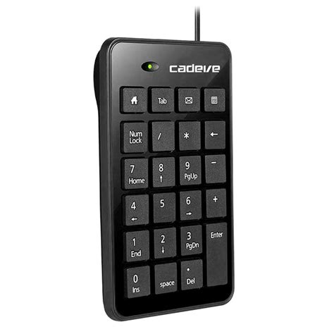 Usb Number Pad Corded Mini Numeric Keypad 23 Keys Digital Keyboard For