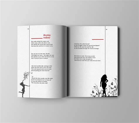 Poetry Book Layout Design Part 1 On Behance