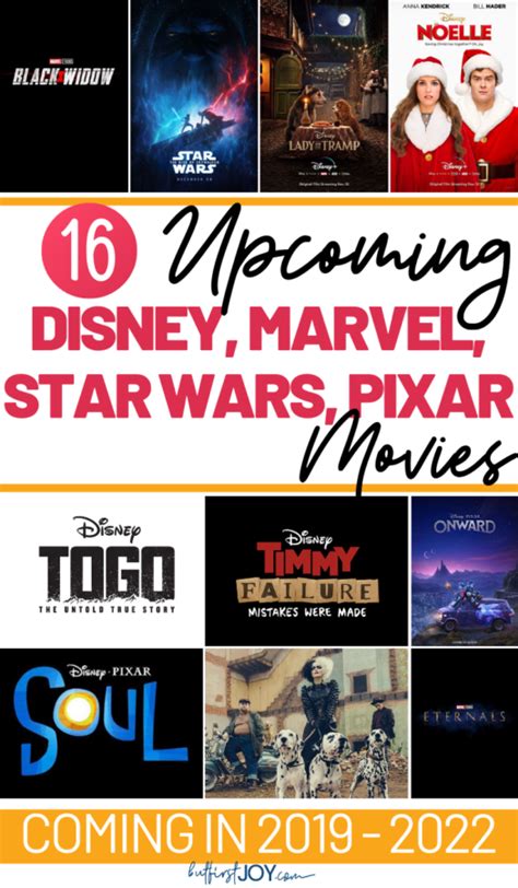 New Disney Star Wars Marvel Pixar Movies Coming In 2019 To 2022