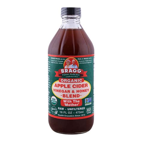 Buy Bragg Organic Apple Cider Vinegar And Honey Blend 473ml Online At