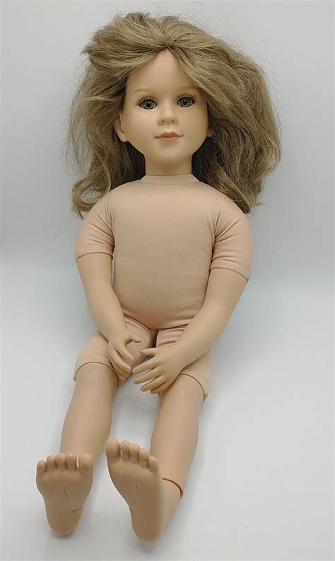 Vintage 1997 My Twinn 23 Poseable Nude Doll Blonde Hair Green Eyes Ebay