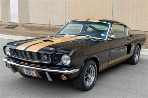 1966 Ford Mustang Shelby Gt350h Hertz Black With Gold Stripes
