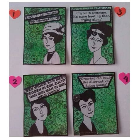 Special birthday card for friends. Woman Quote 2 | Artist trading cards, Card making, Cards