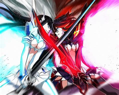 satsuki kiryuin vs ryuko matoi in 2020 kill la kill art kiryuin anime