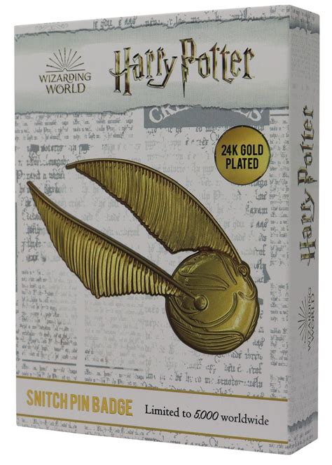 Harry Potter Golden Snitch Oversized Pin Badge At Mighty Ape Nz