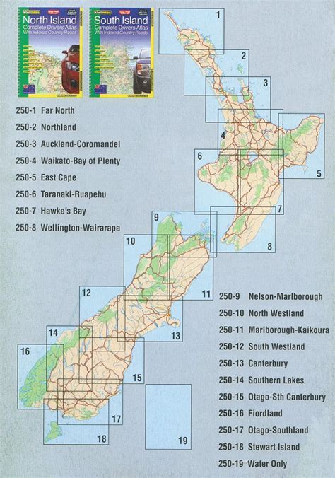 17 Otago Southland Rural Road Map Nz Geographica
