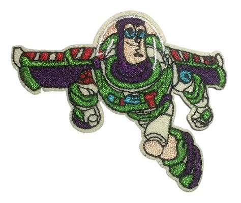 Toy Story Buzz Lightyear Character 275 Inches Tall Embroidered Iron On