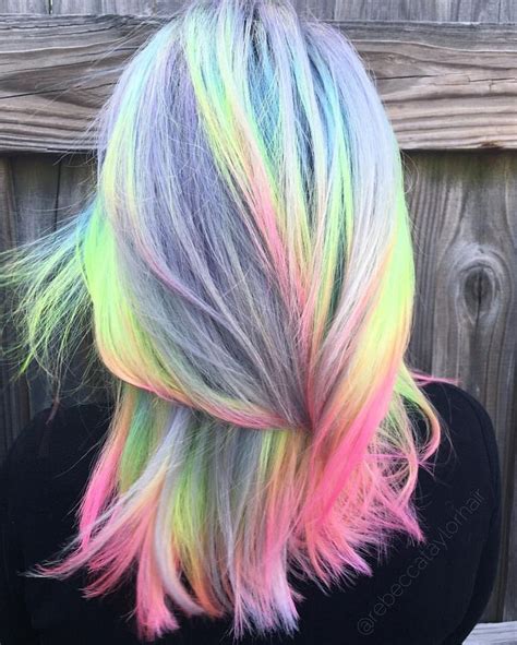 20 Best Pastel Rainbow Opal Hair Images On Pinterest