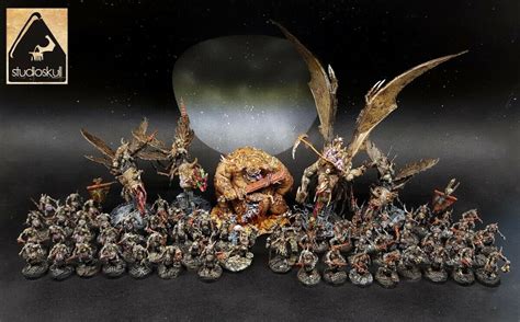 Nurgle Army Army Of Nurgle Painted Conversion Warhammer Age Of Sigmar