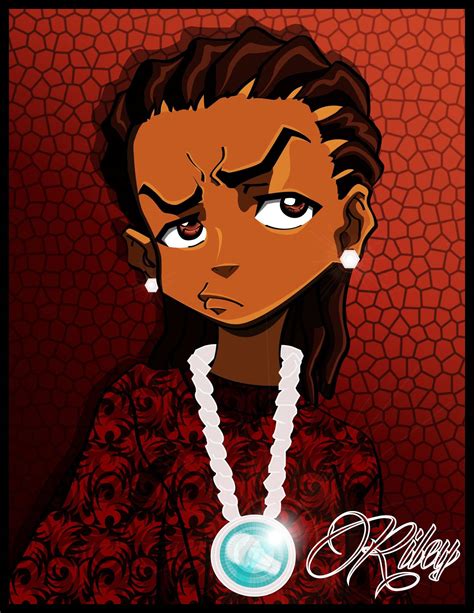 Download Boondocks Rapper Riley Wallpaper