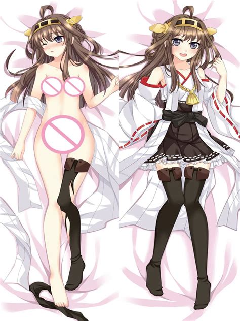 Anime Kantai Collection Kancolle Kongou Kongo Hugging Body Pillow Cover Case Dakimakura Body