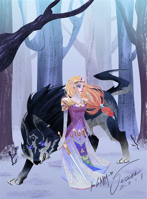 Princess And Wolf By Thequeenserena On Deviantart