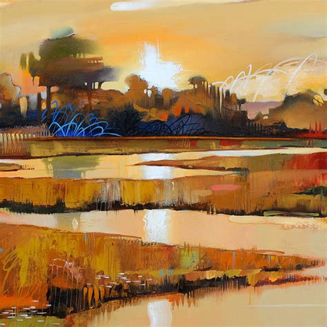 Mill Creek • Abstract Landscape Fine Art Print • Free Shipping — Art2d Gallery Naples Fl