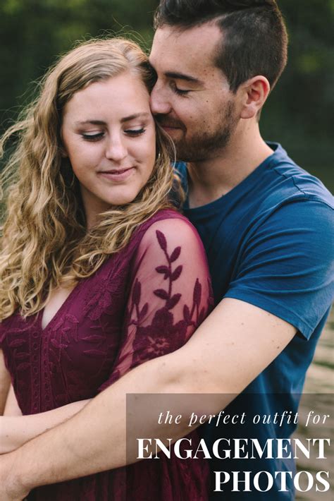 Romantic And Adventurous Engagement Photo Outfit For Outdoor Summer