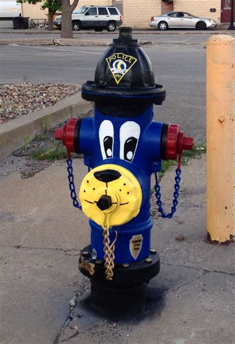 Police Dog Fire Hydrant On The Corner Of 2nd And Main St Cameron Mo