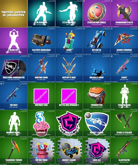 All Fortnite Leaked Skins And Cosmetics Found In V14 20 Laptrinhx