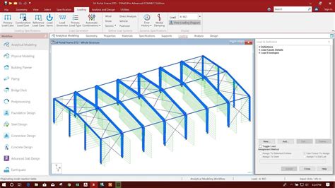 Steel Portal Frame Design In Staad Pro Connect Edition Part2 Revit News