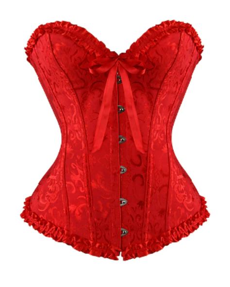 women‘s plus size corsets overbust corset tummy control push up jacquard solid colored abstract
