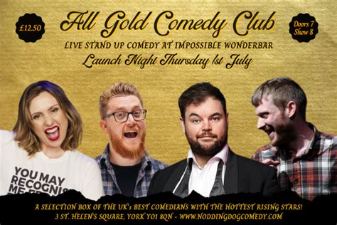 All Gold Comedy Club Jokepit The Comedy Box Office