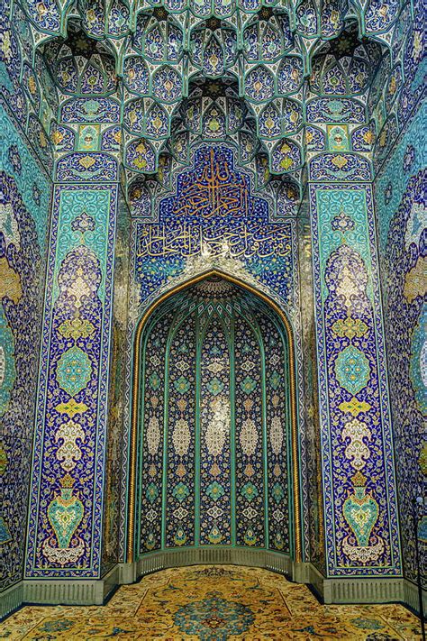 The Mihrab At The Grand Mosque In Muscat Photograph By Alexey Stiop