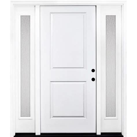 Variety of colours and finishes. Steves & Sons 64 in. x 80 in. Classic 2-Panel LHIS Primed ...