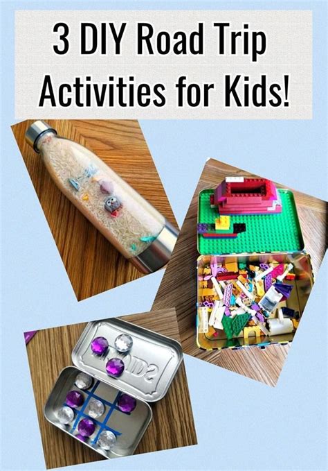 3 Diy Road Trip Activities For Kids Each Of Them Are Easy To Make And