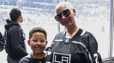 amber rose explains why she desensitized her 9 year old son to stripping periods and her