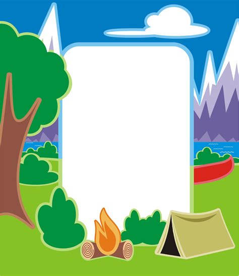 Camp Clipart Border Camp Border Transparent Free For Download On