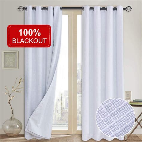White Blackout Curtains Home Design Ideas By Room The Spruce