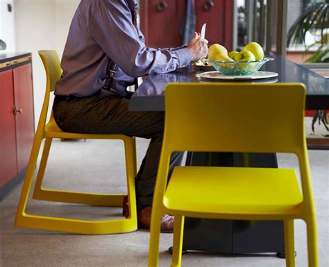 Shop for brushed aluminum kitchen chairs online at target. Ergonomic-Front-Tiltable-Kitchen-Chair-Bright-Yellow ...
