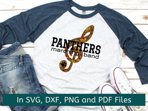 Panthers Svg Marching Band Svg Band Svg Music Note Svg Etsy School