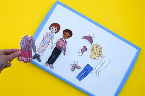 Free Printable Winter Paper Dolls Adventure In A Box